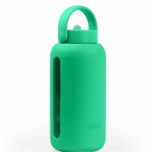 Set of 3 Bink 27oz Day Water Bottle Flip Cap Emerald Blue FLAWED